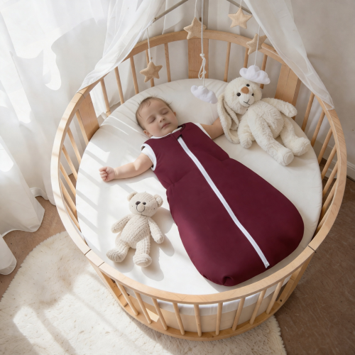 spiworek do spania niemowlecy brązowy