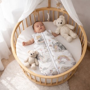 Śpiworek do spania niemowlęcy  słoń