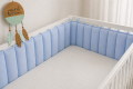 ochraniacz do łóżeczka glamour niebieski2